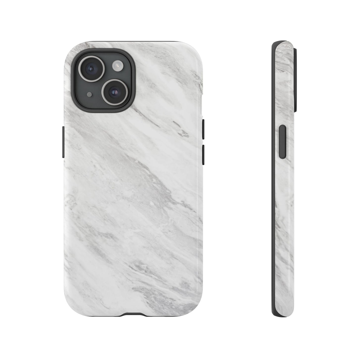 White Marble - iPhone Tough Case