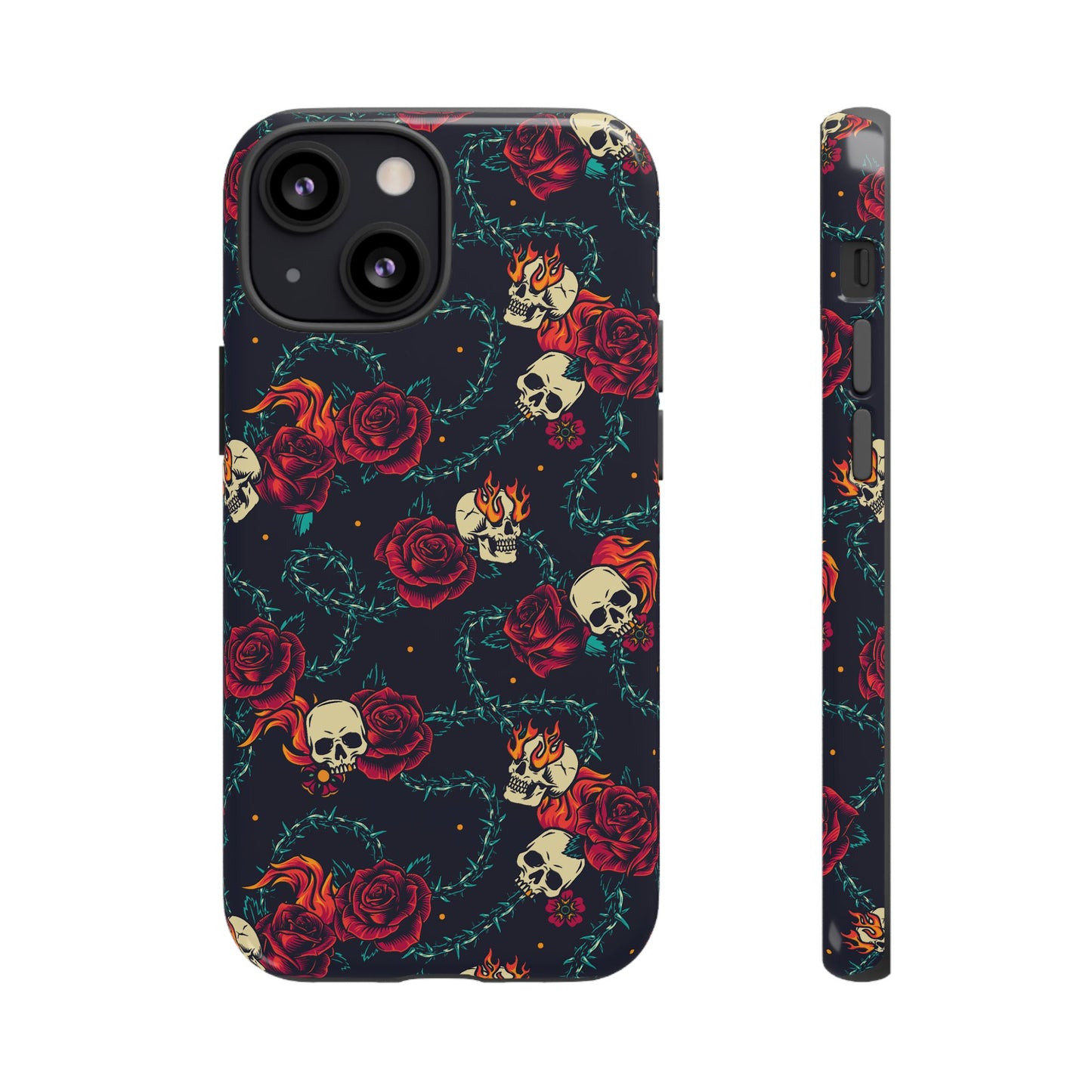 Skulls & Roses - iPhone Tough Case