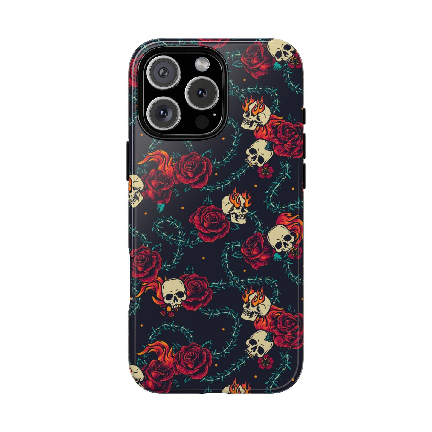 Skulls & Roses - iPhone Tough Case