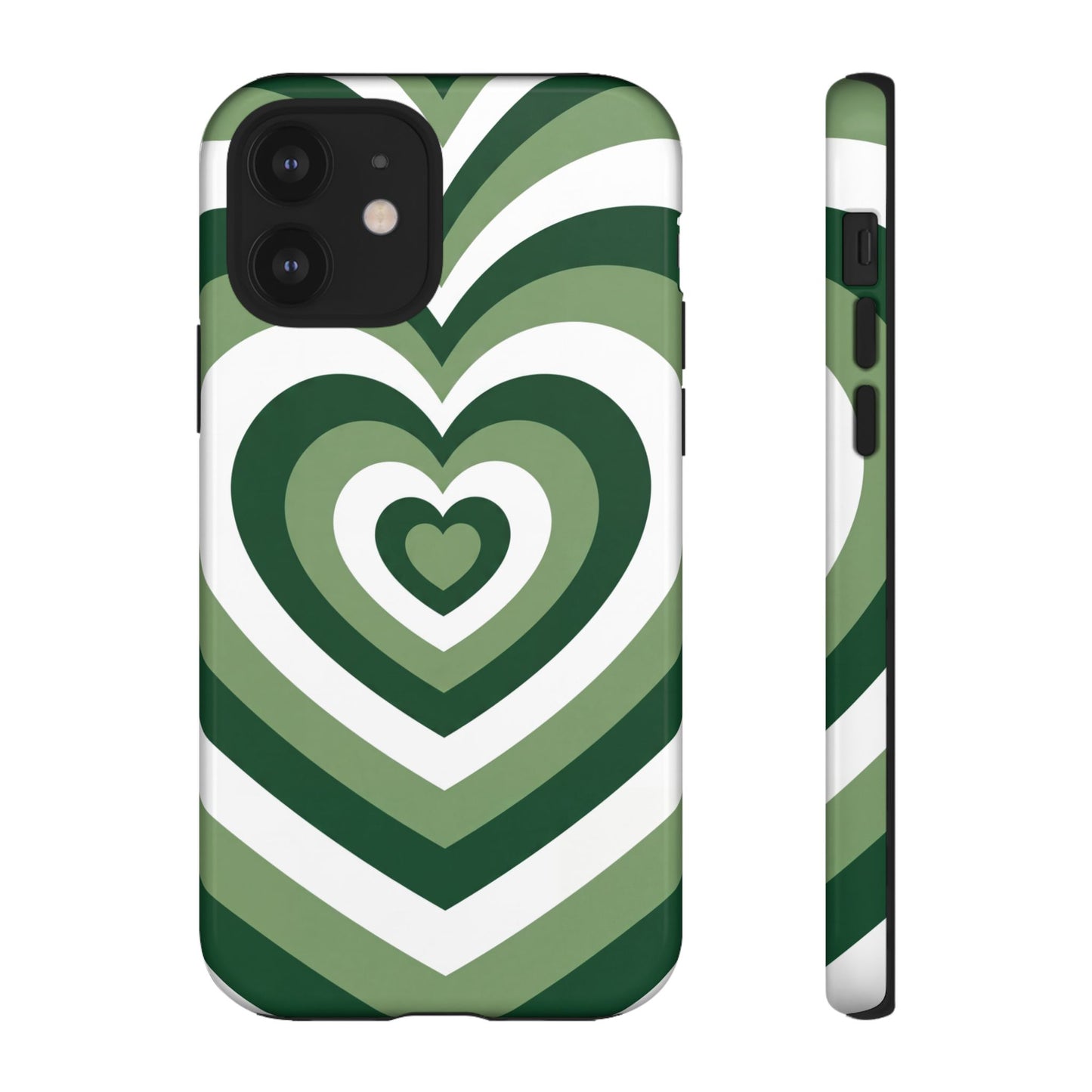 Green Heartwave - iPhone Tough Case