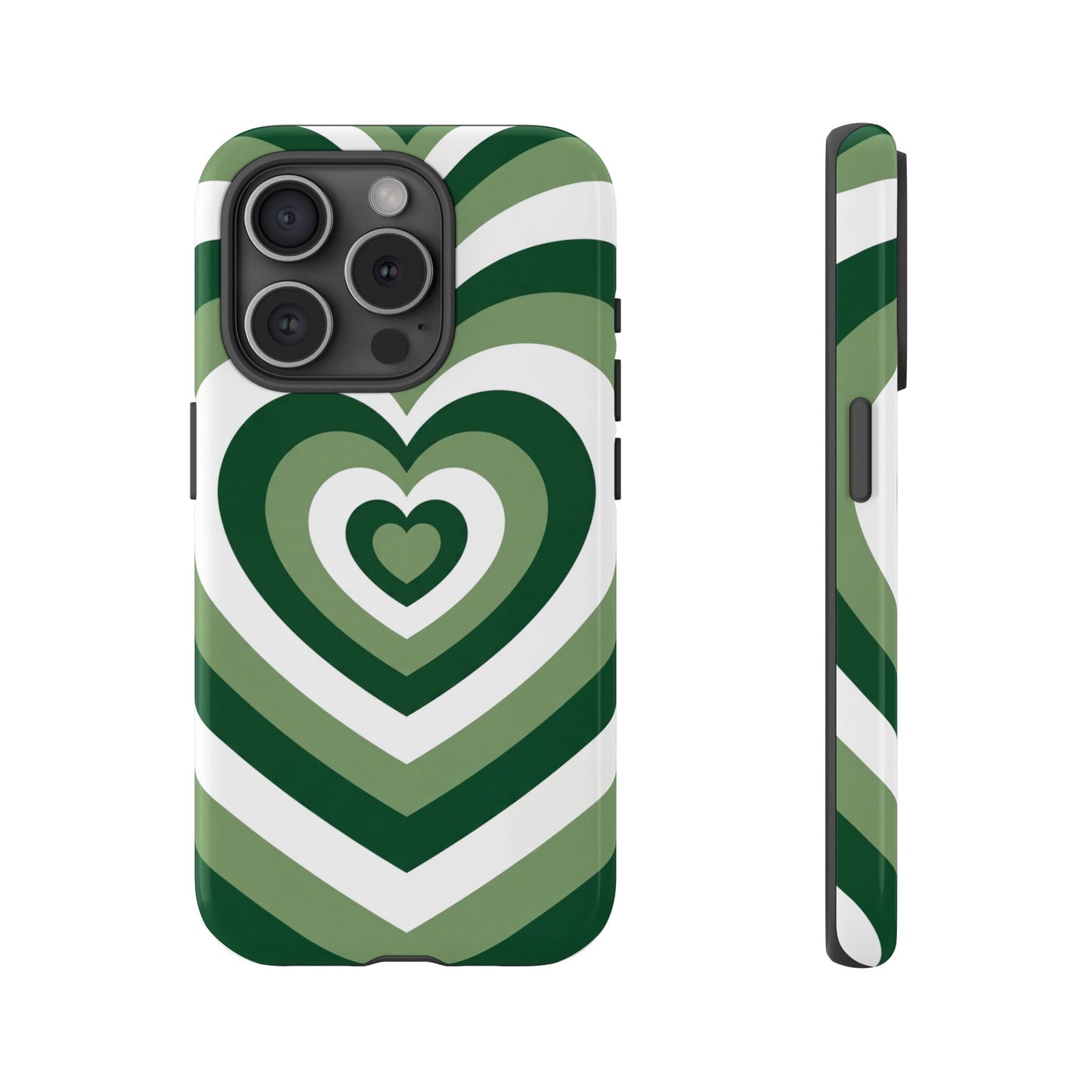 Green Heartwave - iPhone Tough Case