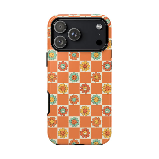 Retro Daisies - iPhone Tough Case