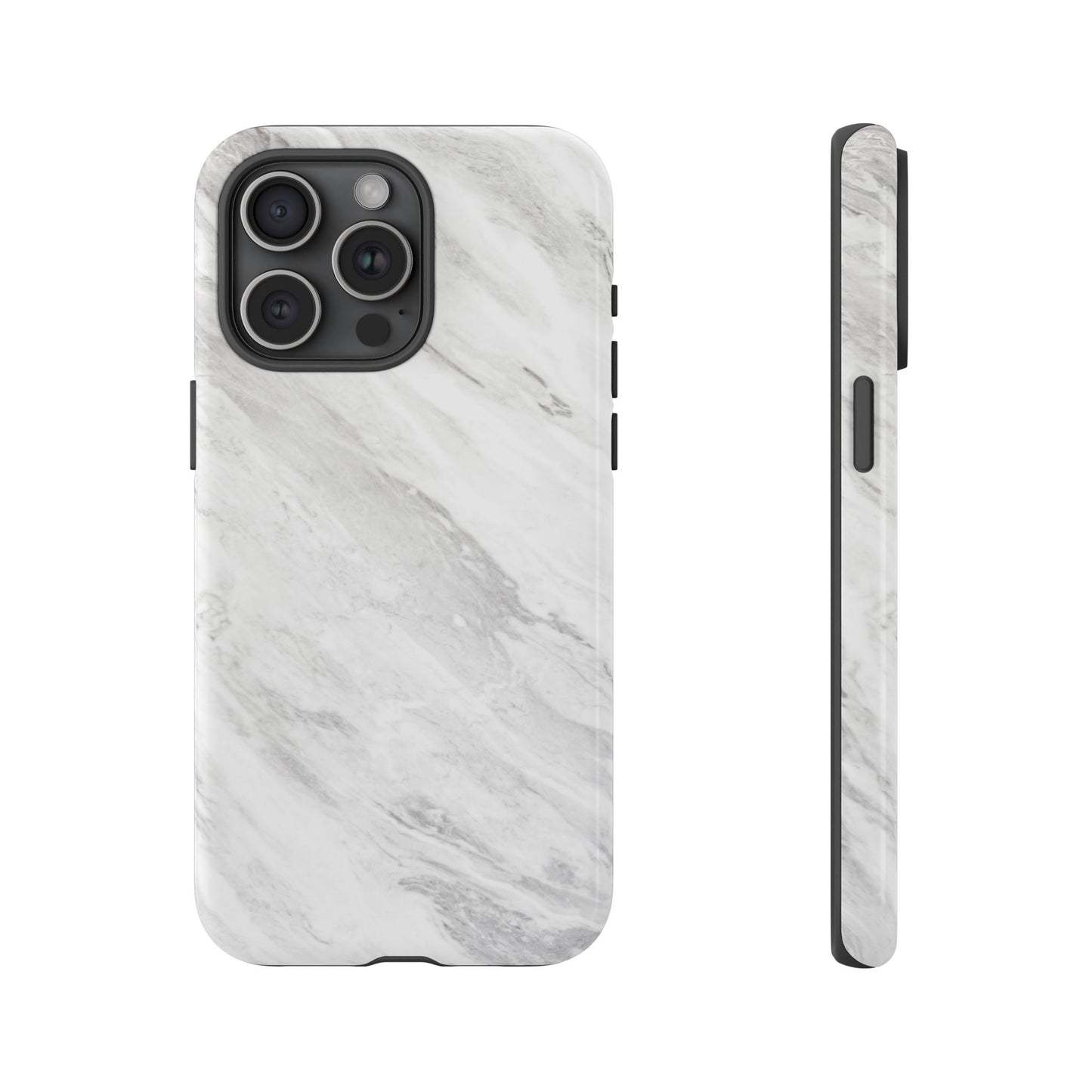 White Marble - iPhone Tough Case