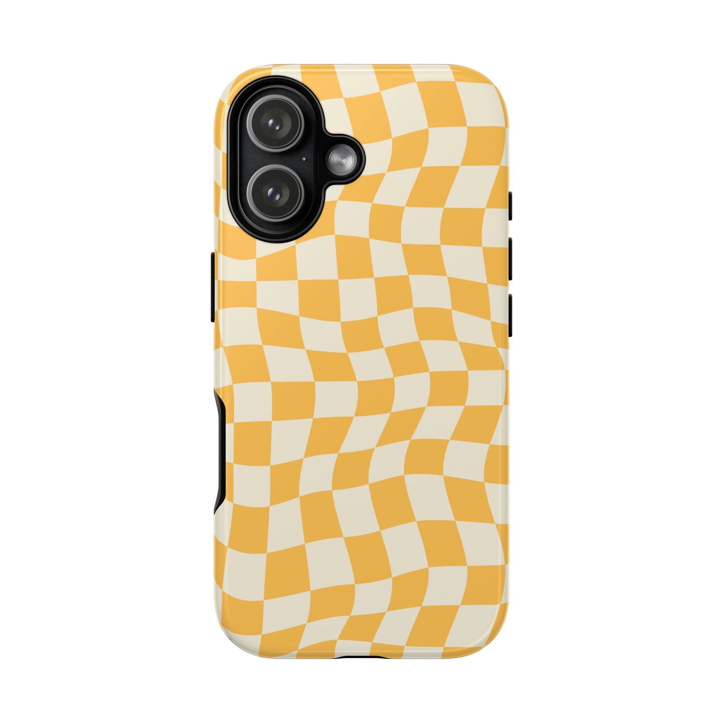 Lime Checkers - iPhone Tough Case