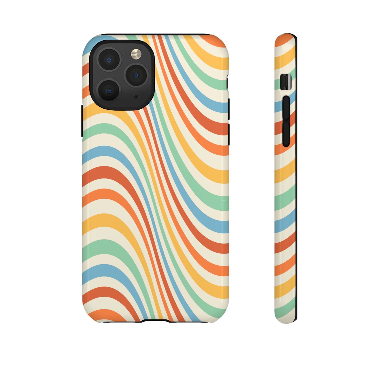 Retro Swirl - iPhone Tough Case