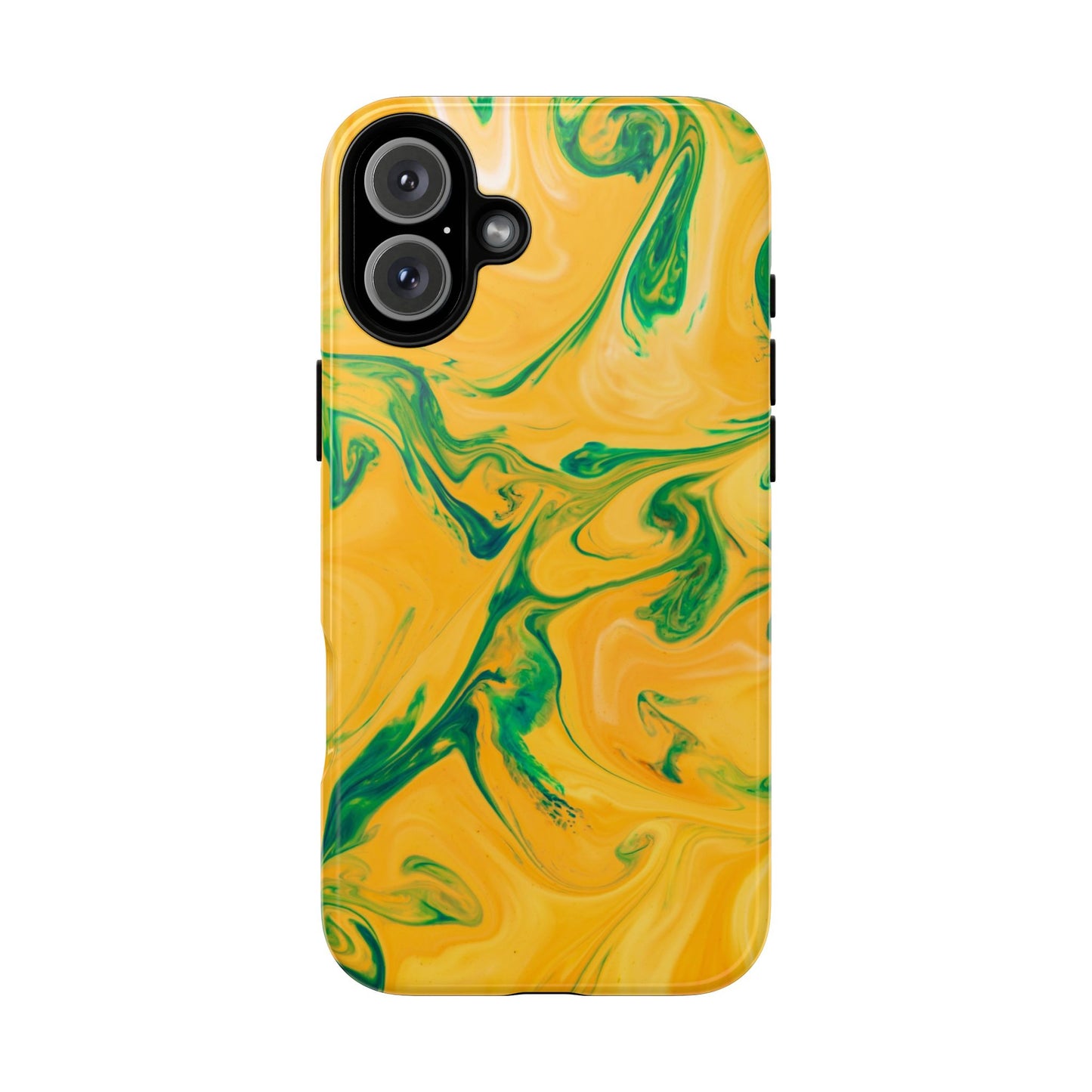 Lime Marble - iPhone Tough Case