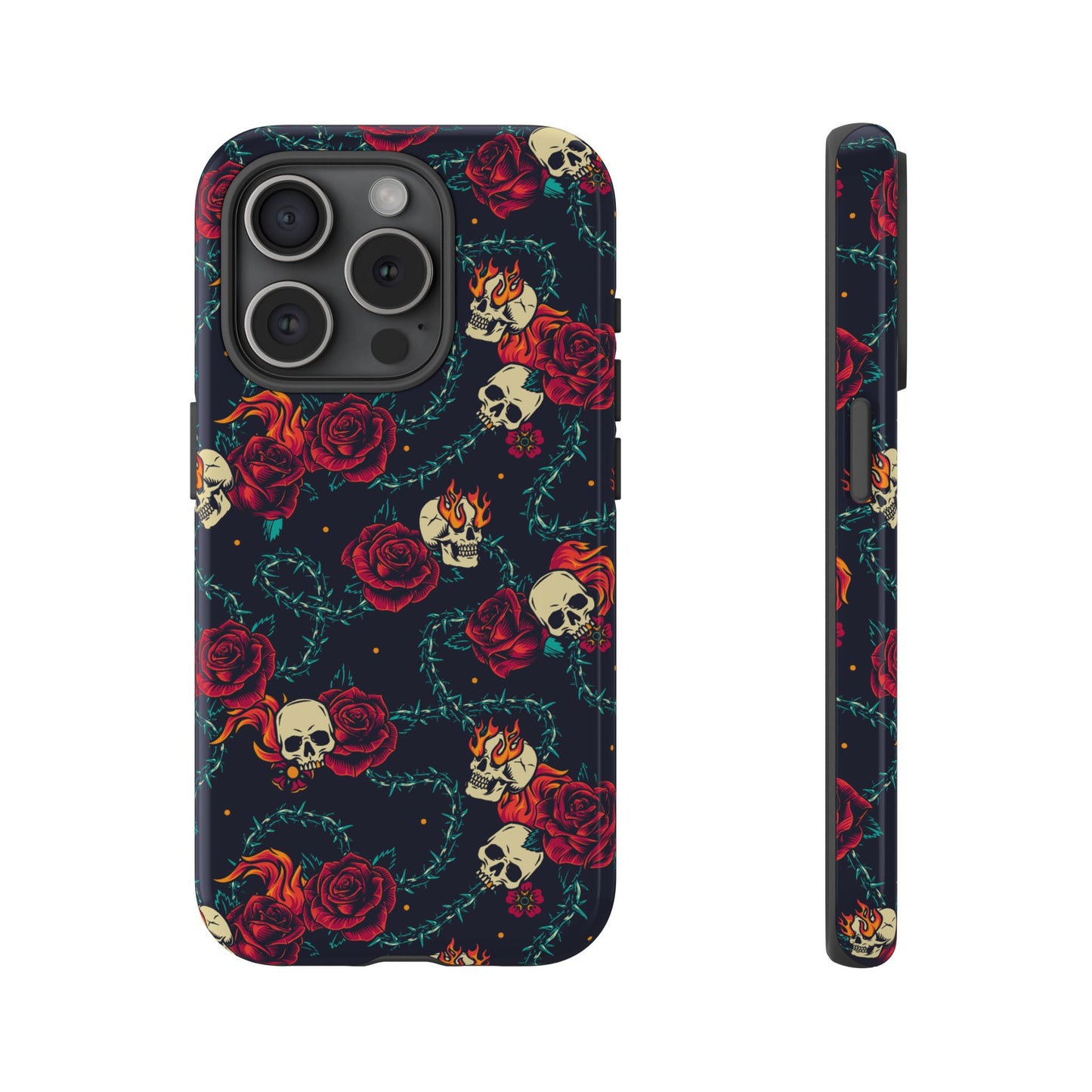 Skulls & Roses - iPhone Tough Case