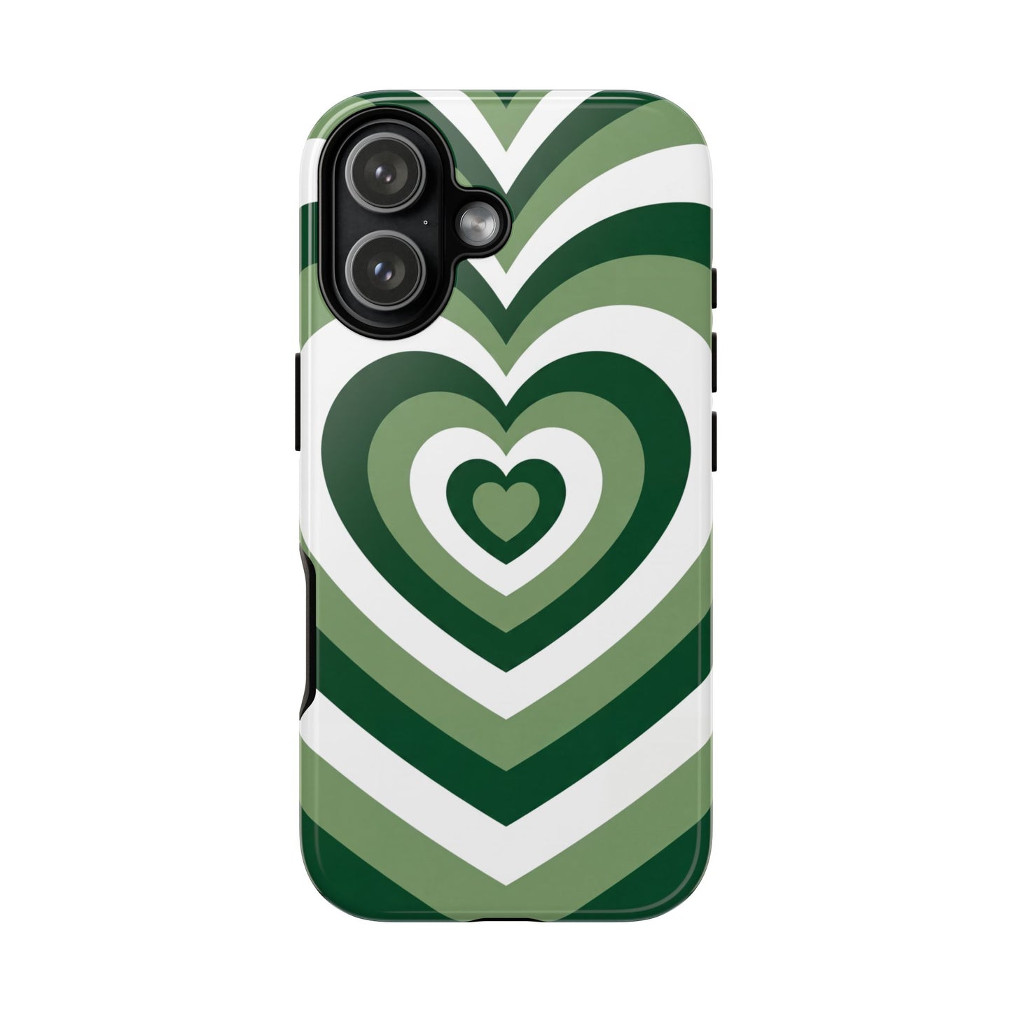 Green Heartwave - iPhone Tough Case