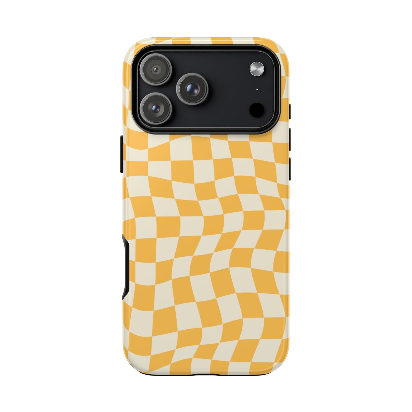 Lime Checkers - iPhone Tough Case
