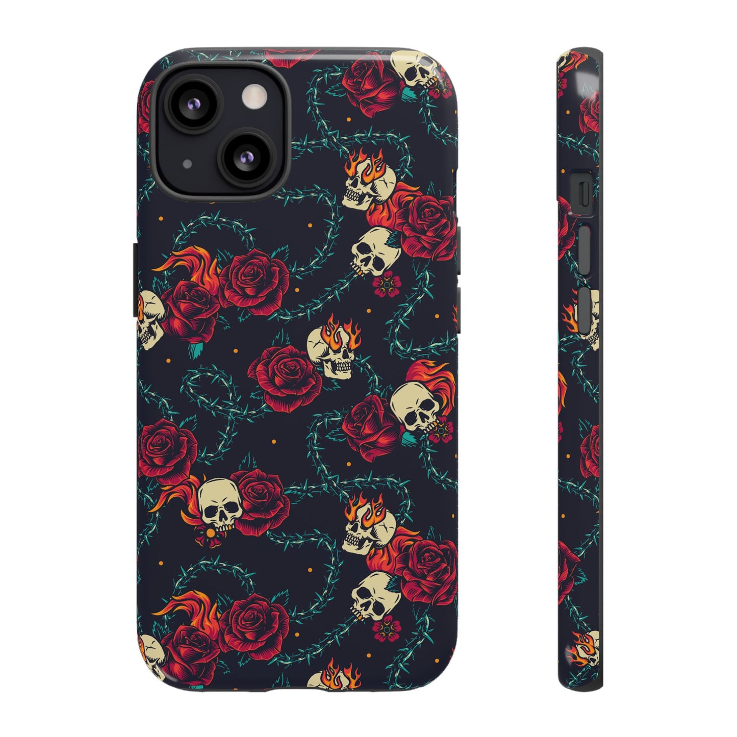 Skulls & Roses - iPhone Tough Case