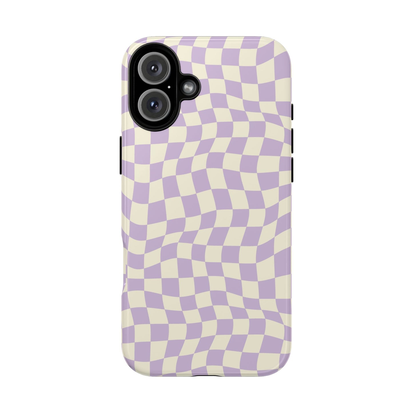 Lavender Checkers - iPhone Tough Case