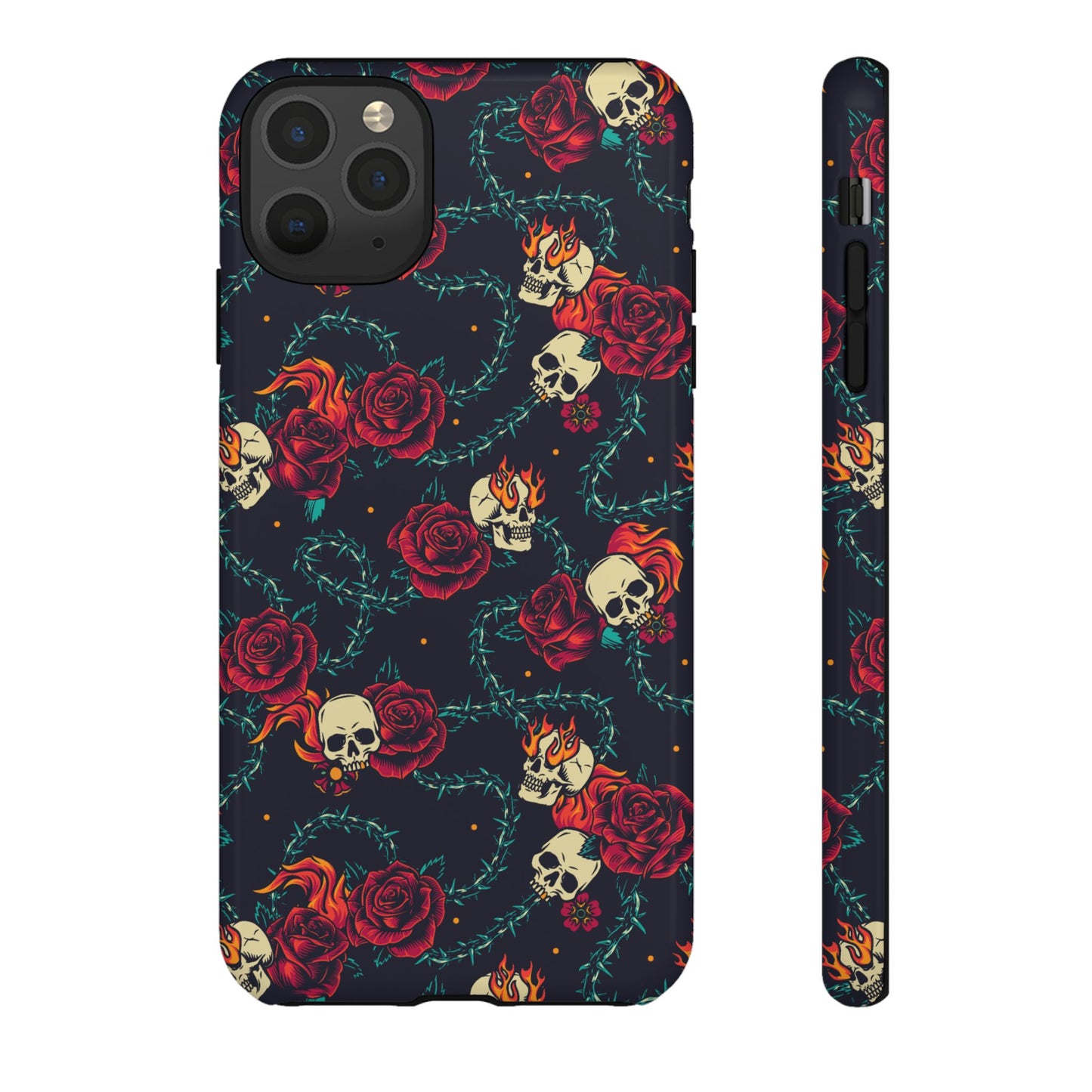 Skulls & Roses - iPhone Tough Case
