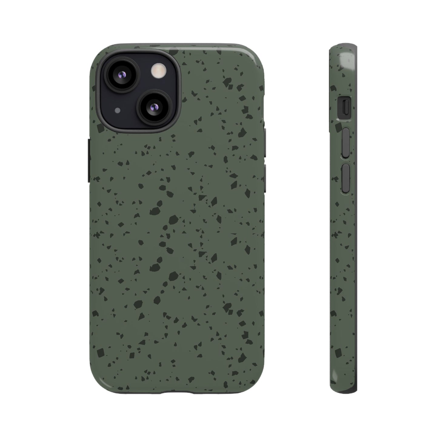 Olive Terrazzo - iPhone Tough Case