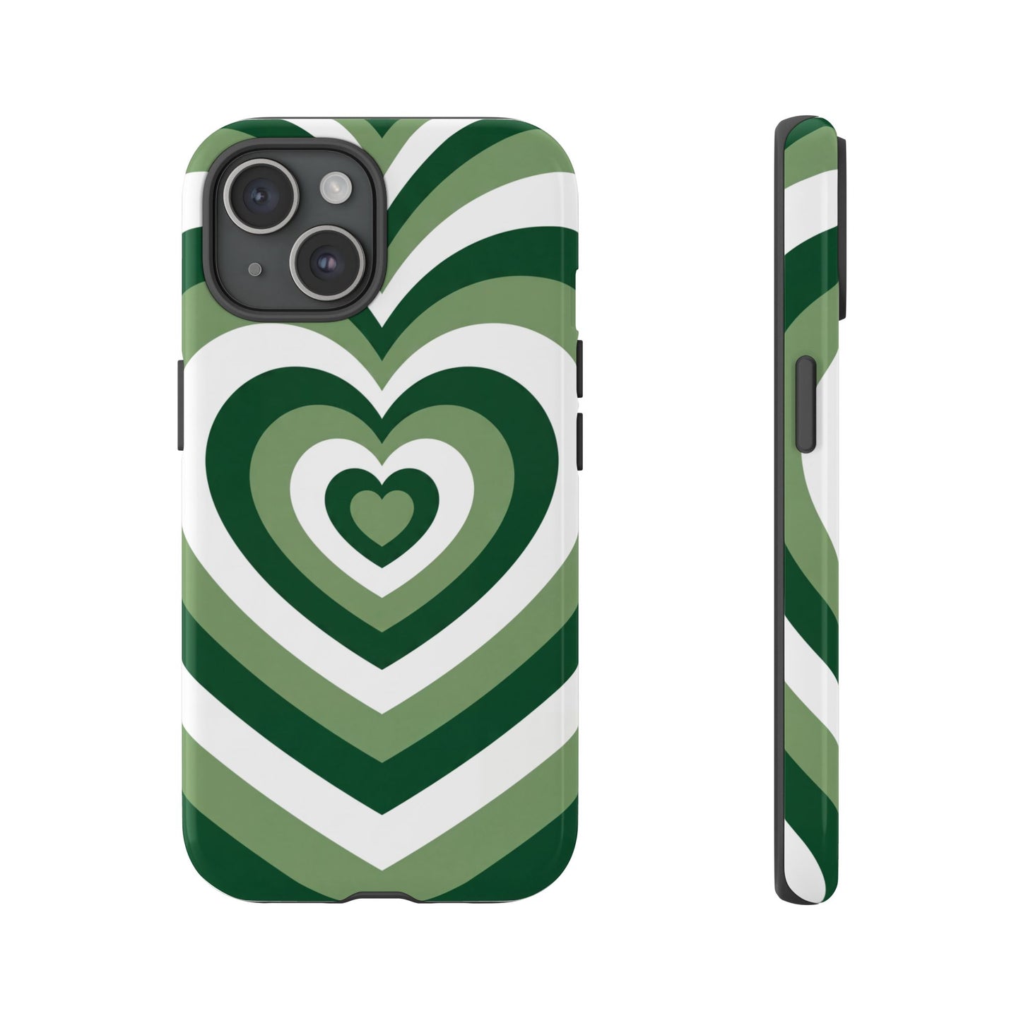 Green Heartwave - iPhone Tough Case