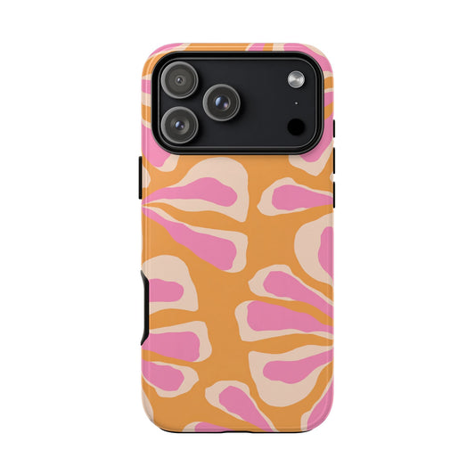 SLATE HASH iPhone tough case, Sunset Petals print