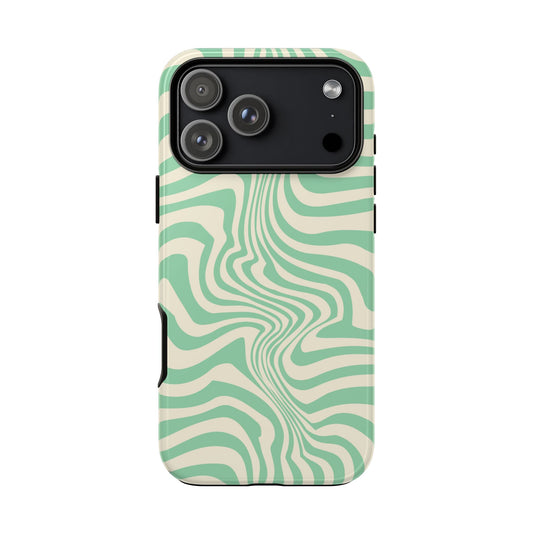 Pistachio Swirls - iPhone Tough Case