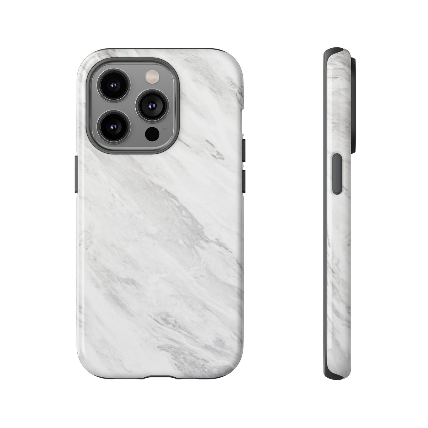 White Marble - iPhone Tough Case
