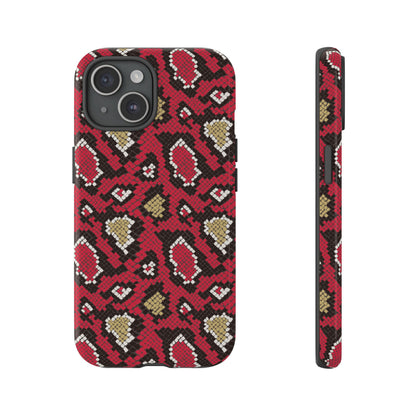 Crimson Python - iPhone Tough Case