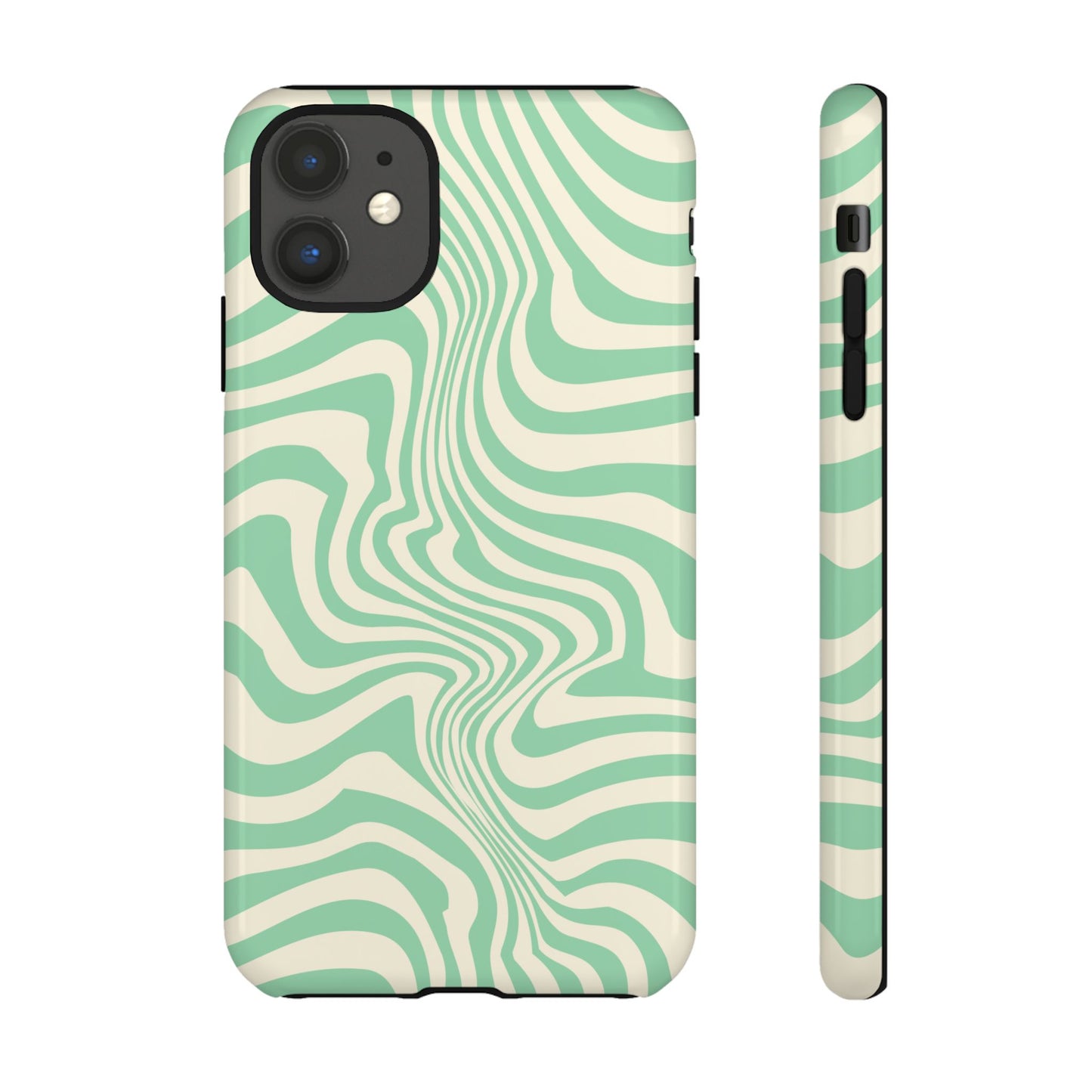 Pistachio Swirls - iPhone Tough Case
