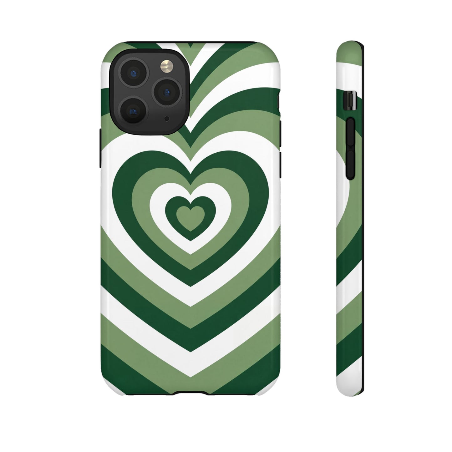 Green Heartwave - iPhone Tough Case