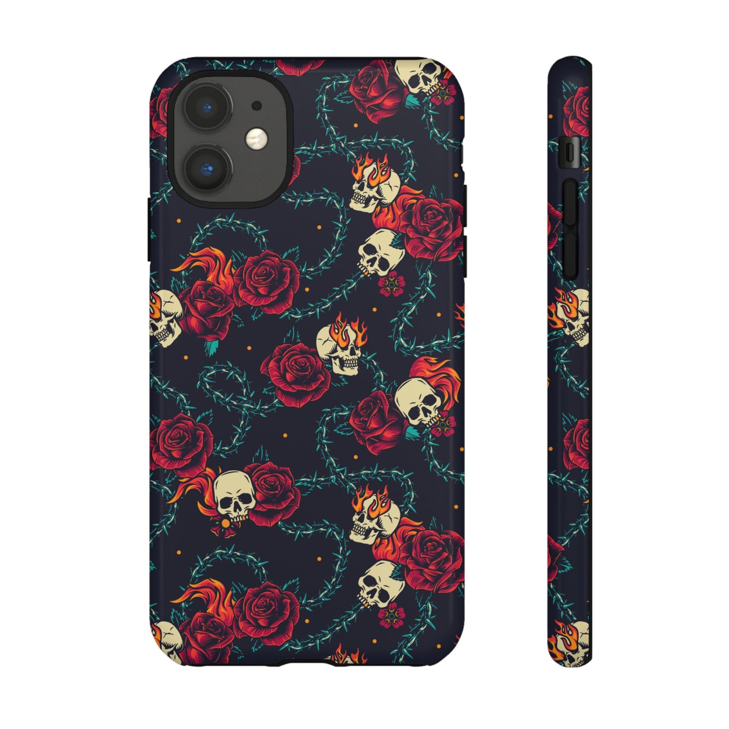 Skulls & Roses - iPhone Tough Case