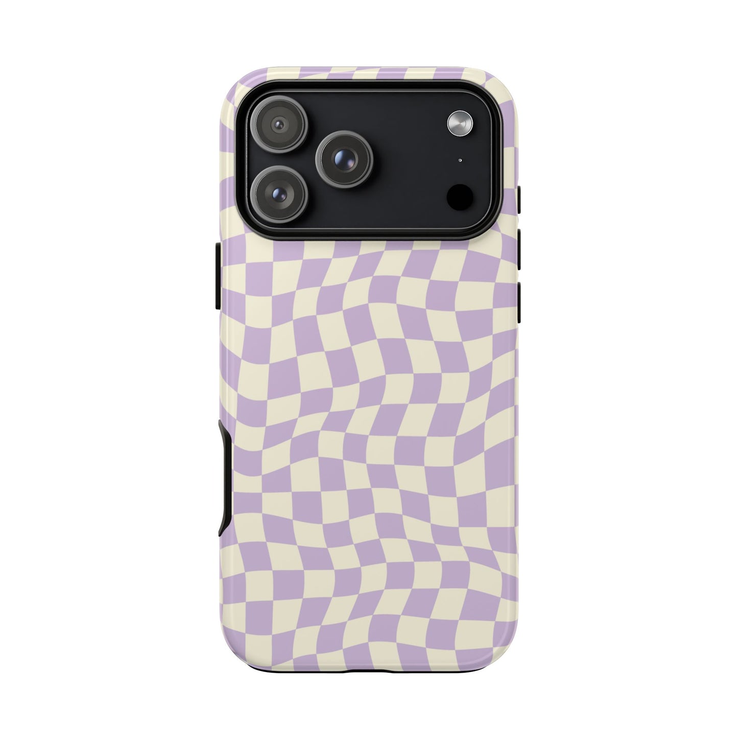Lavender Checkers - iPhone Tough Case