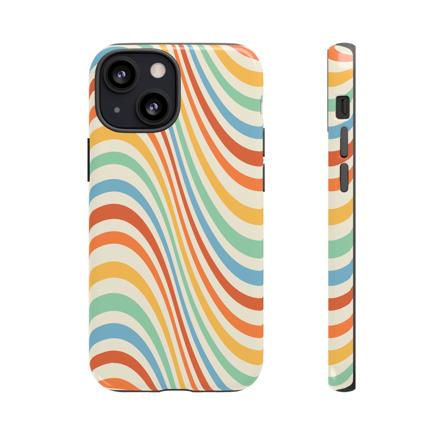 Retro Swirl - iPhone Tough Case