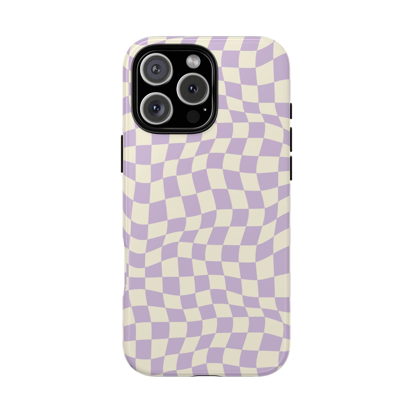 Lavender Checkers - iPhone Tough Case