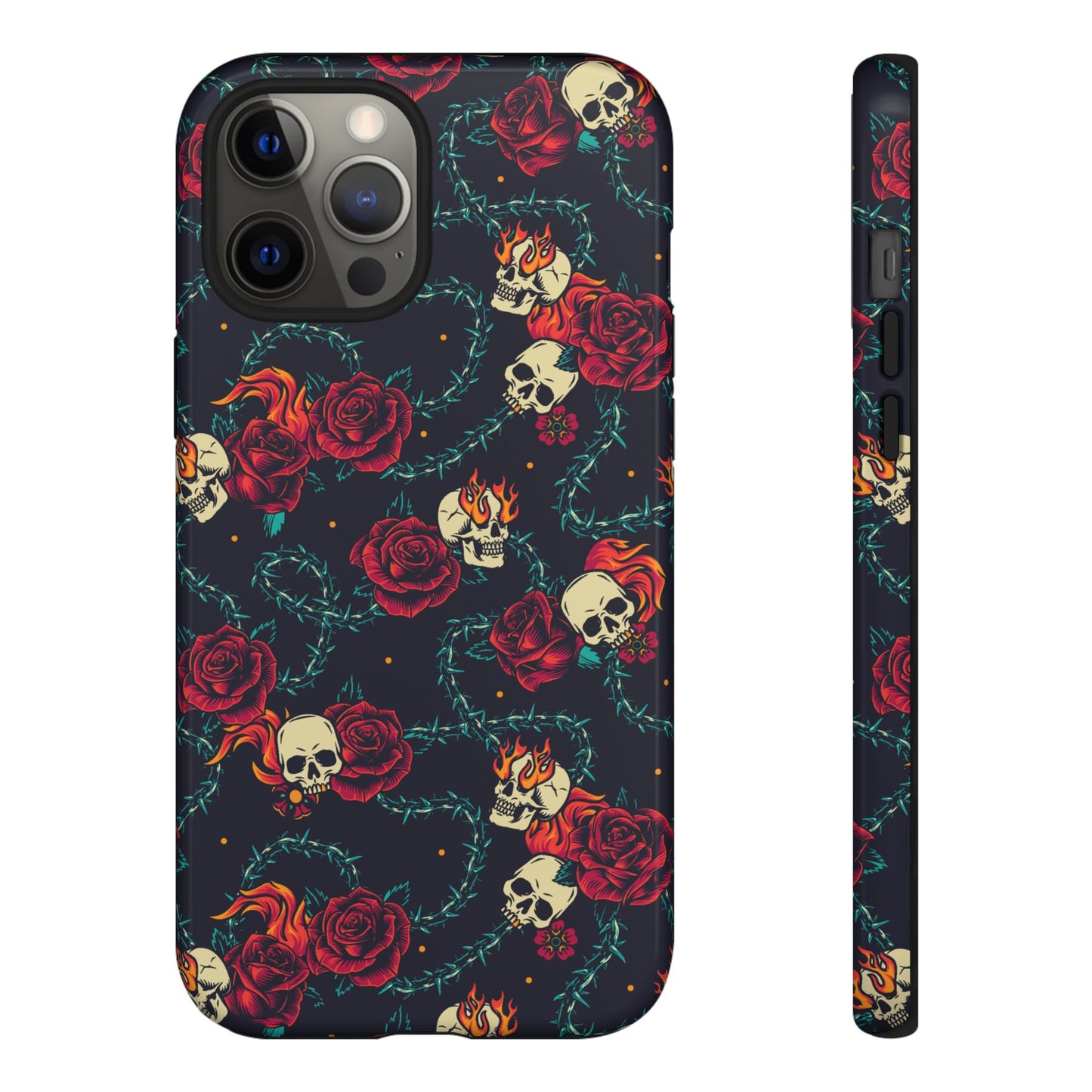 Skulls & Roses - iPhone Tough Case
