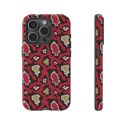 Crimson Python - iPhone Tough Case
