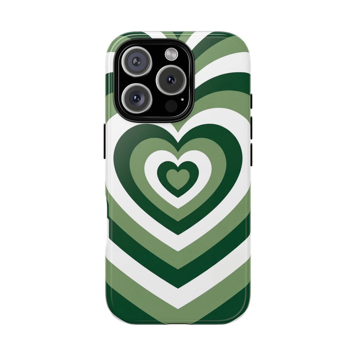 Green Heartwave - iPhone Tough Case