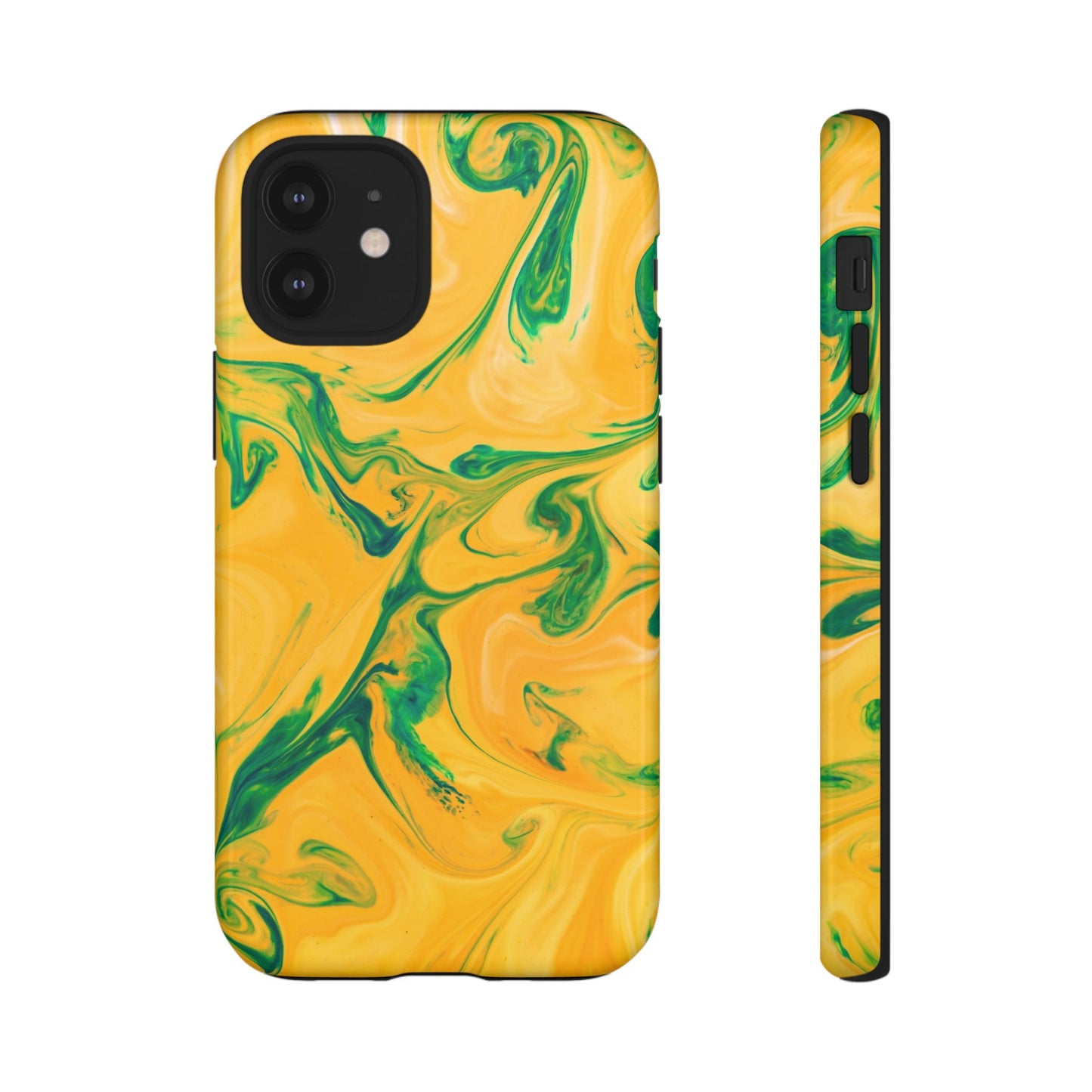 Lime Marble - iPhone Tough Case