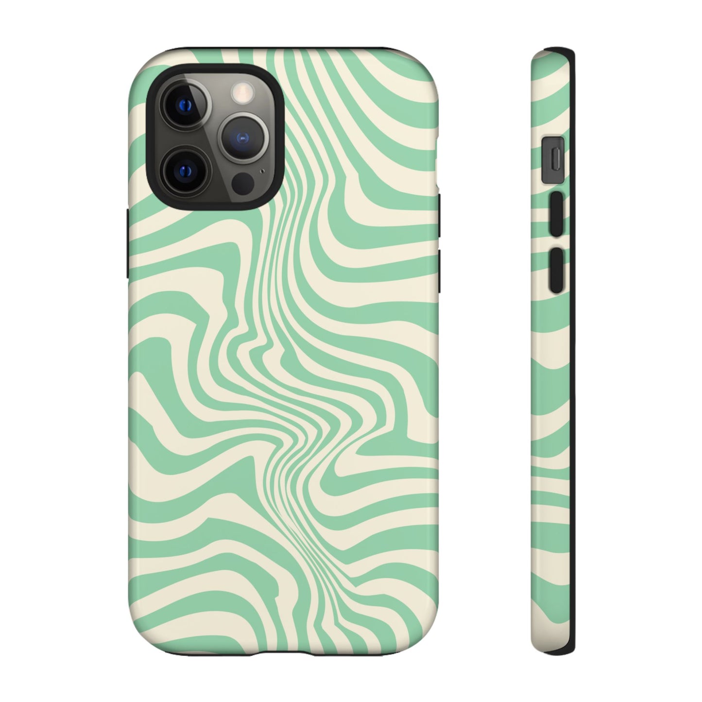 Pistachio Swirls - iPhone Tough Case