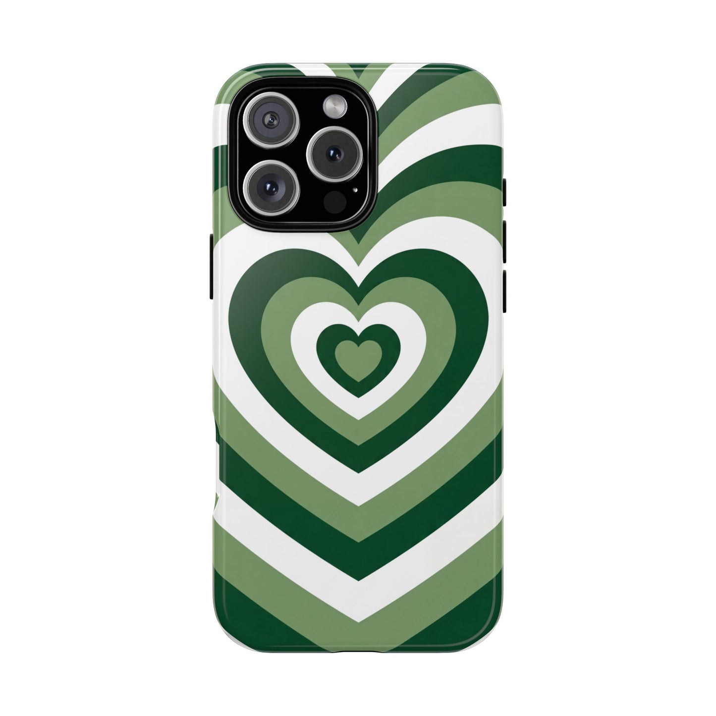 Green Heartwave - iPhone Tough Case
