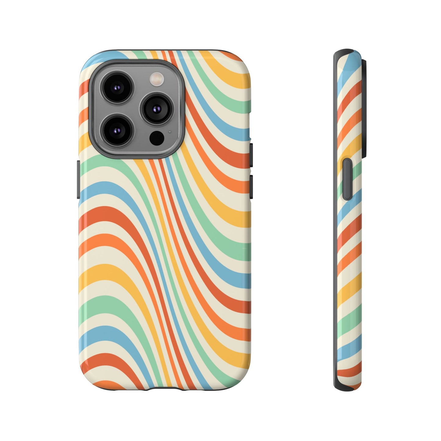 Retro Swirl - iPhone Tough Case