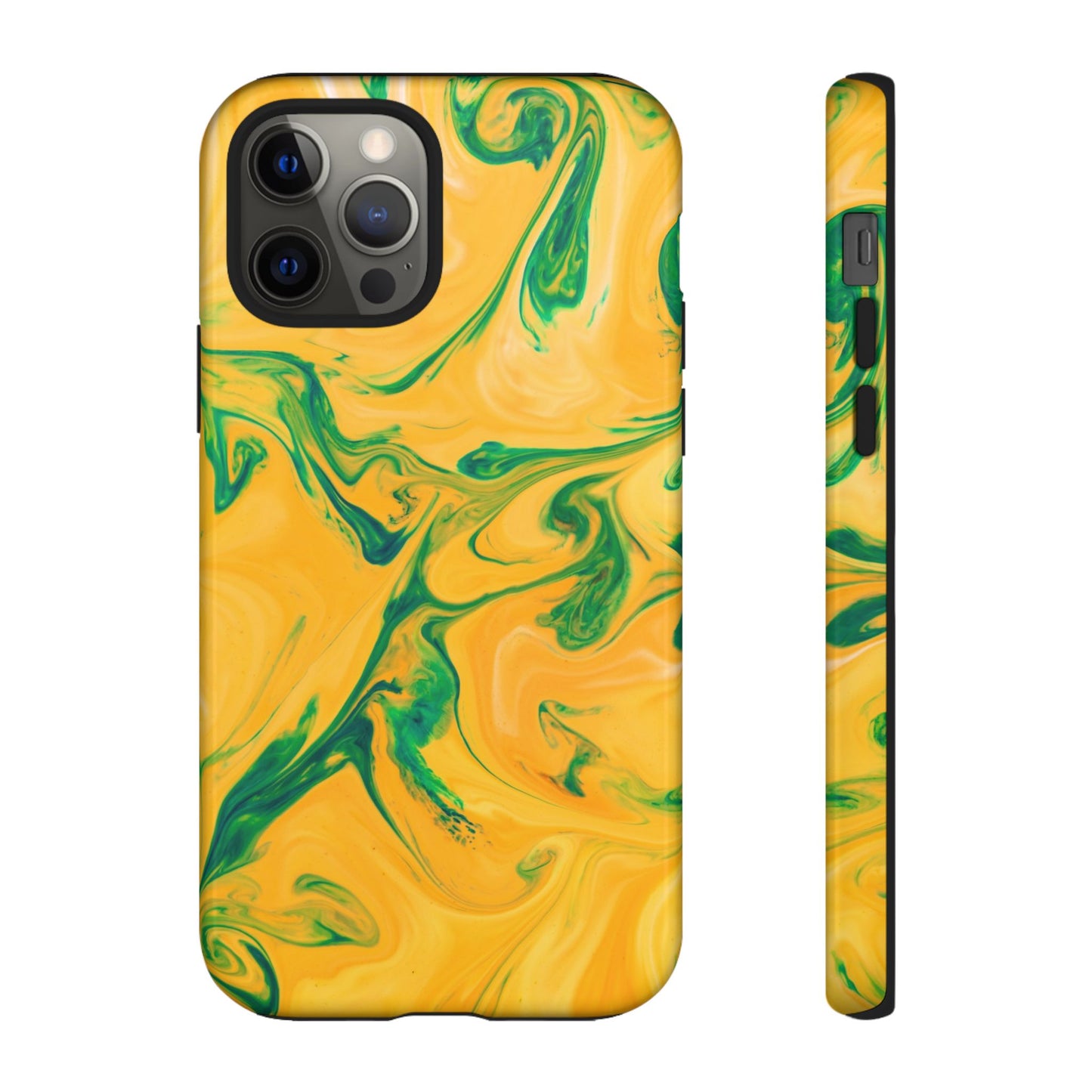 Lime Marble - iPhone Tough Case