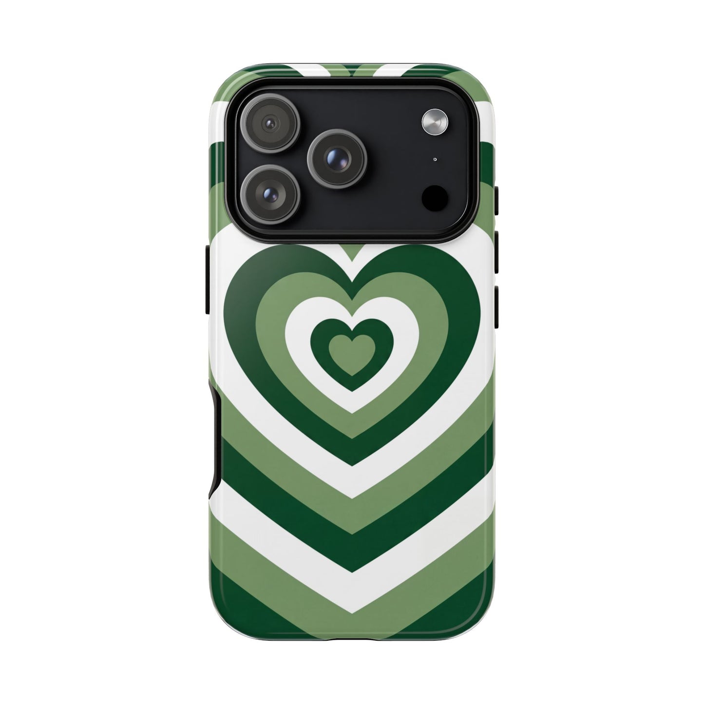 Green Heartwave - iPhone Tough Case