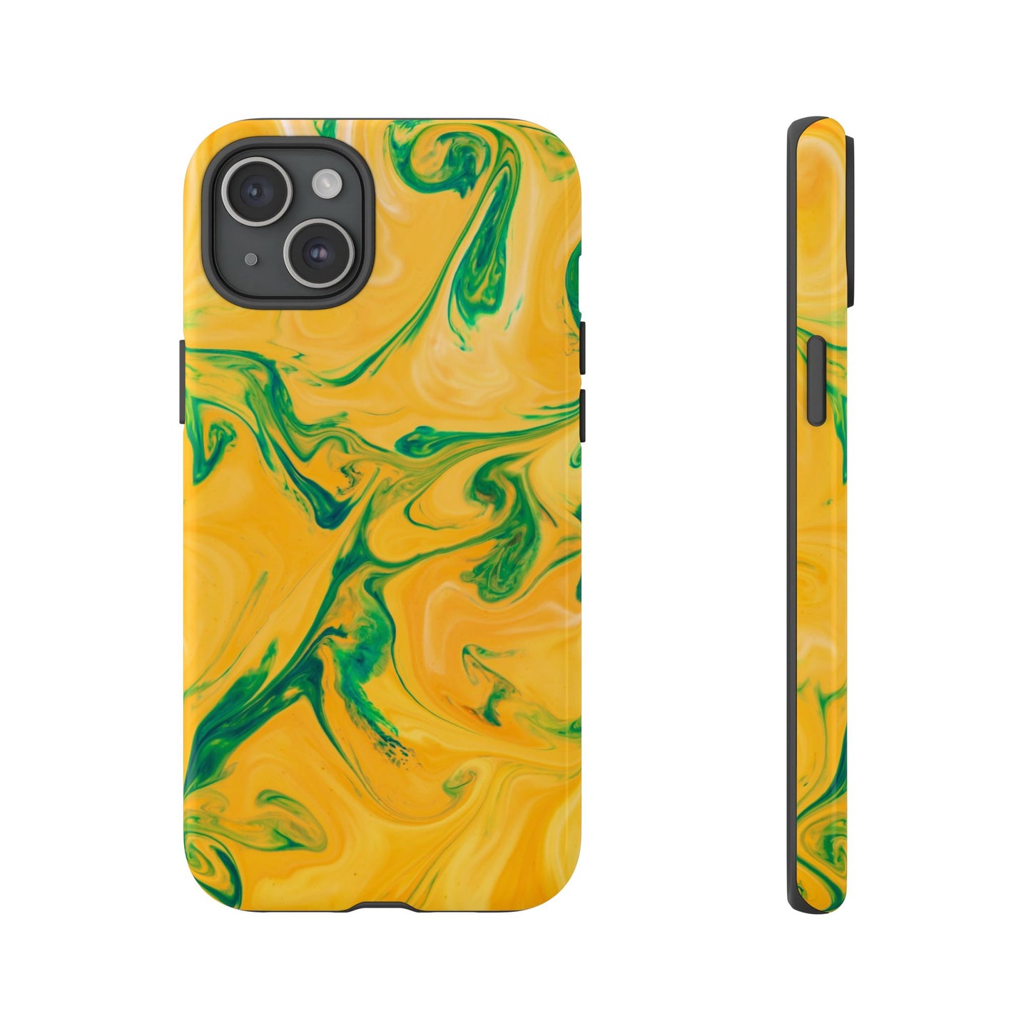 Lime Marble - iPhone Tough Case