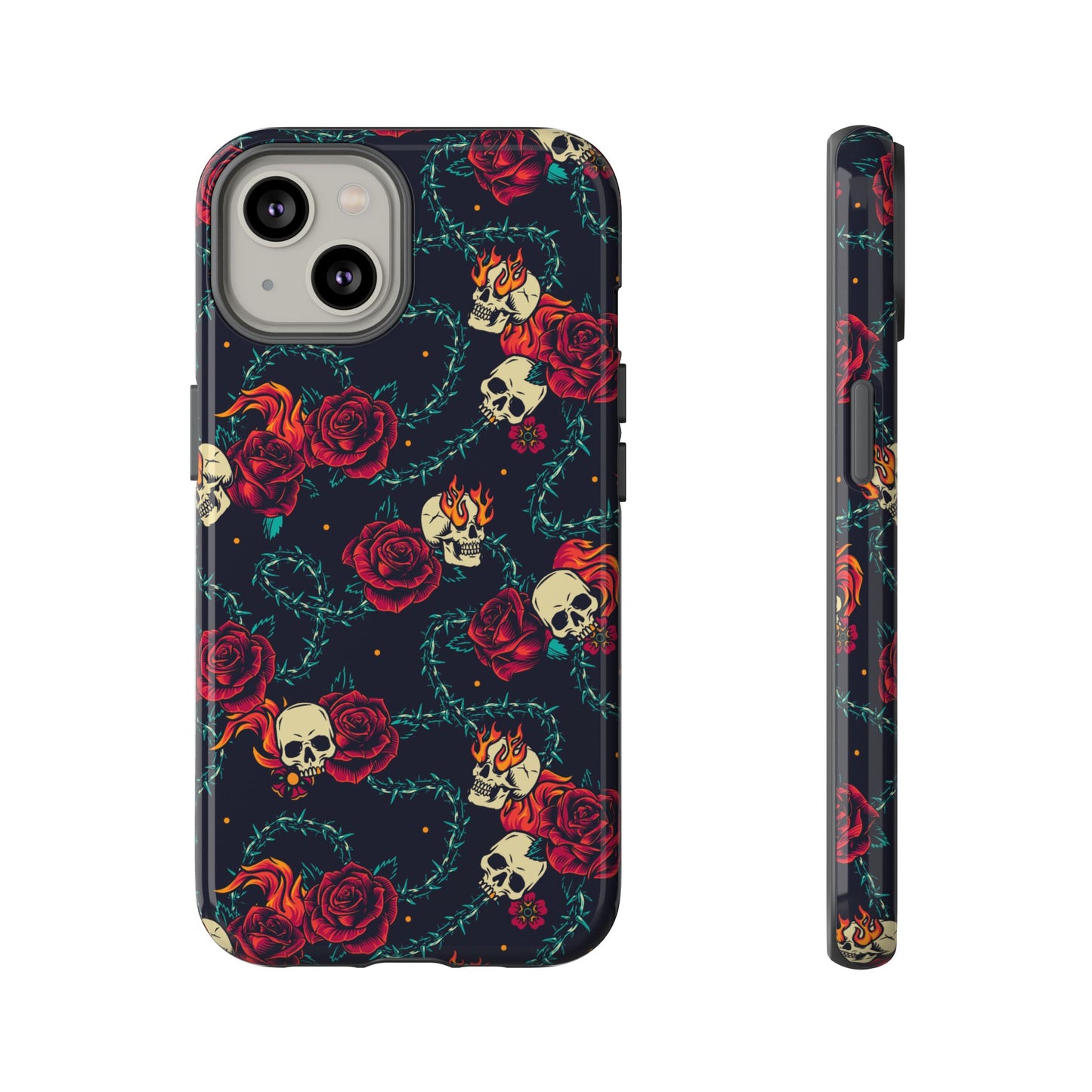 Skulls & Roses - iPhone Tough Case