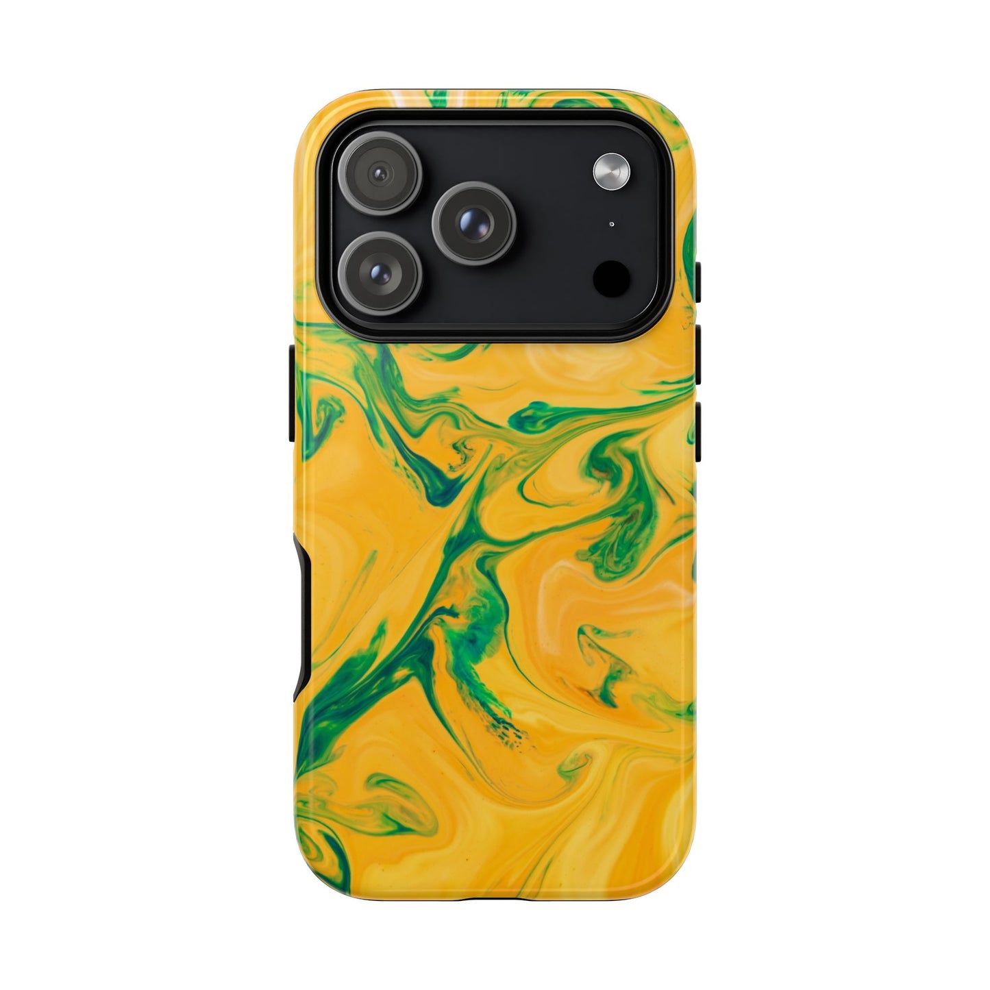 Lime Marble - iPhone Tough Case