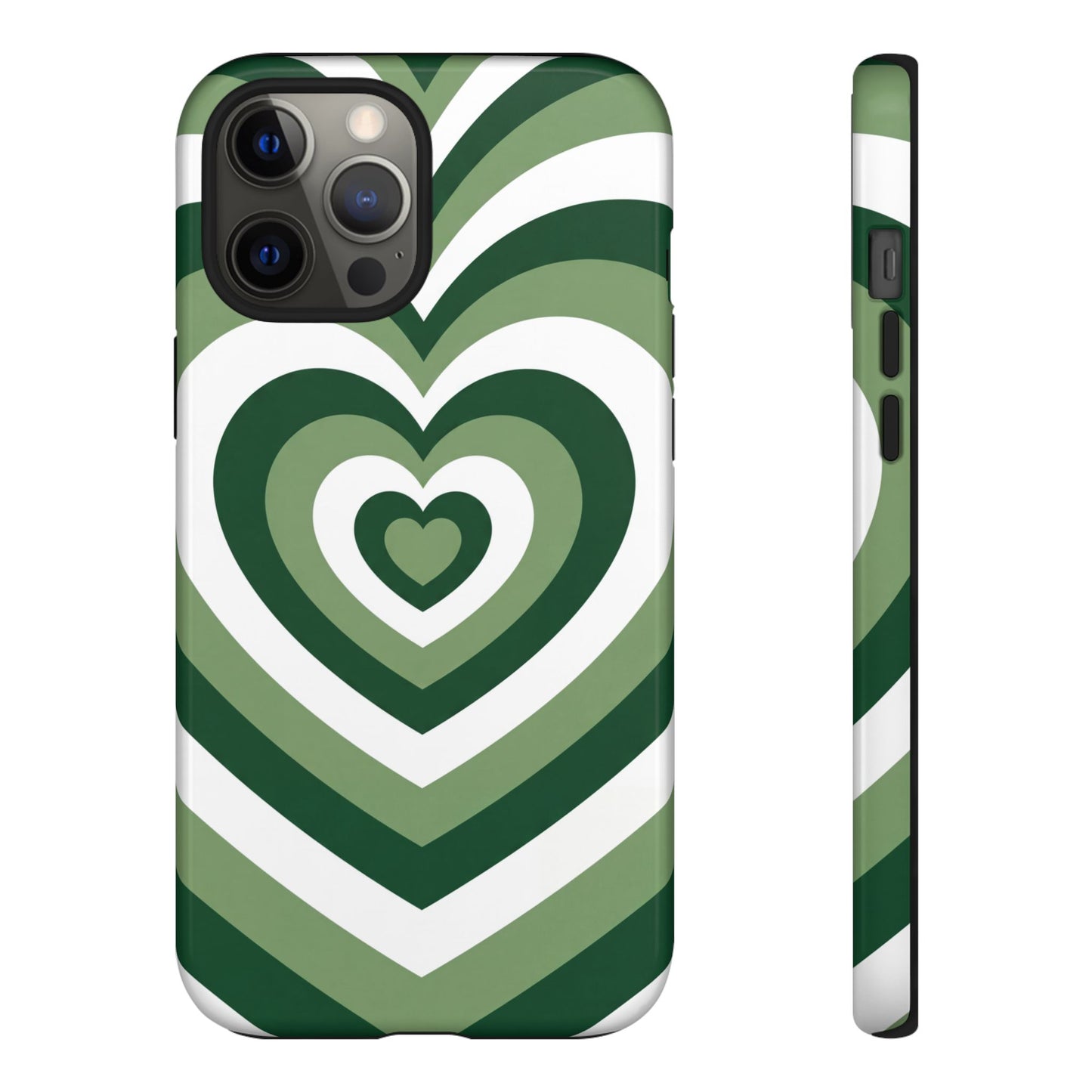 Green Heartwave - iPhone Tough Case