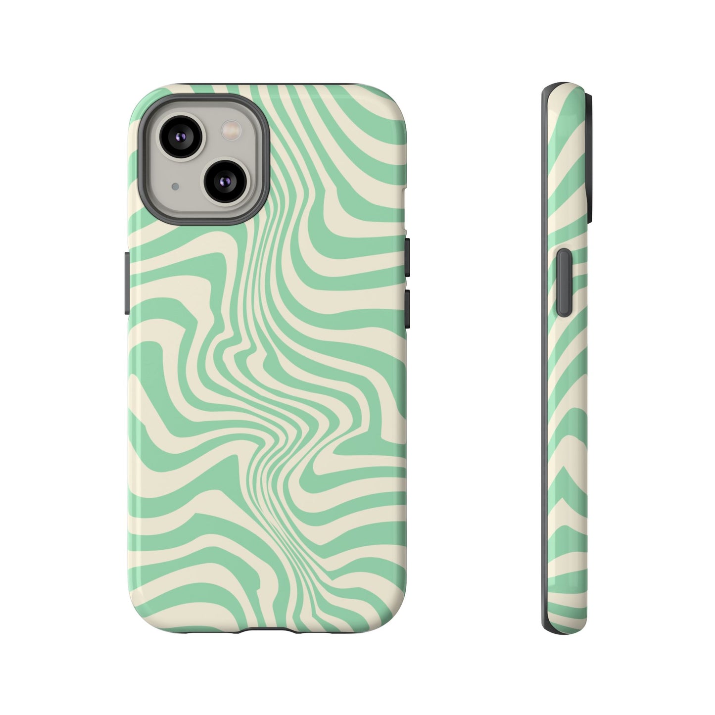Pistachio Swirls - iPhone Tough Case