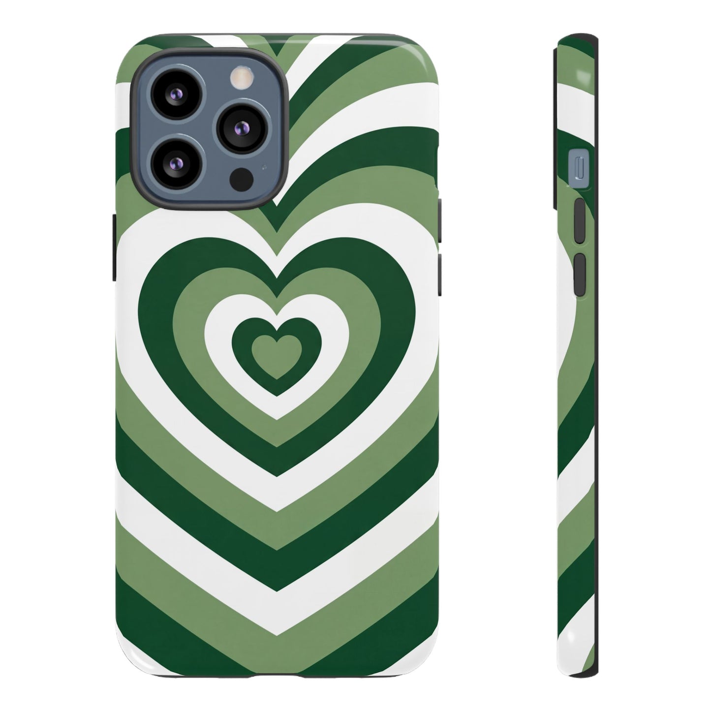 Green Heartwave - iPhone Tough Case
