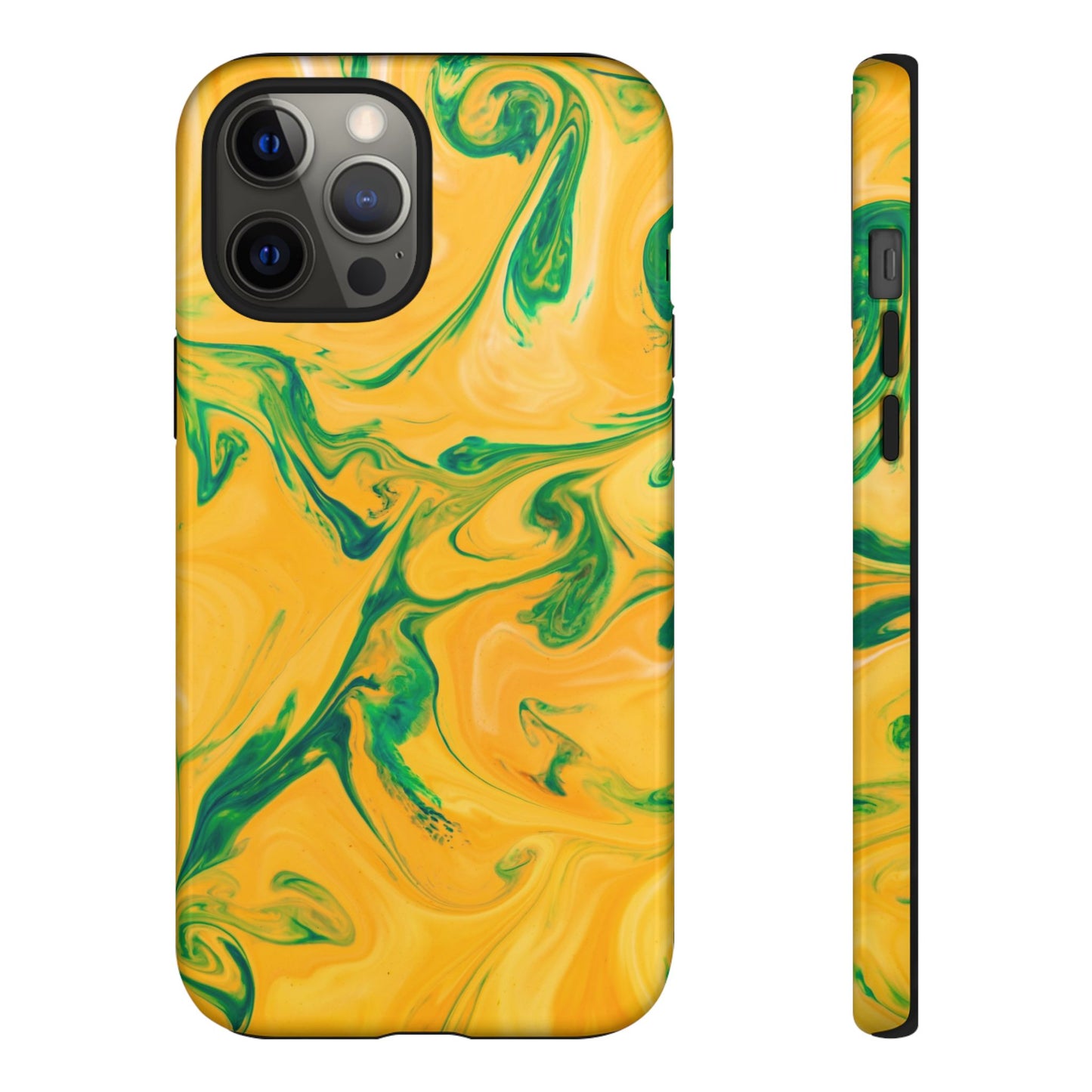 Lime Marble - iPhone Tough Case