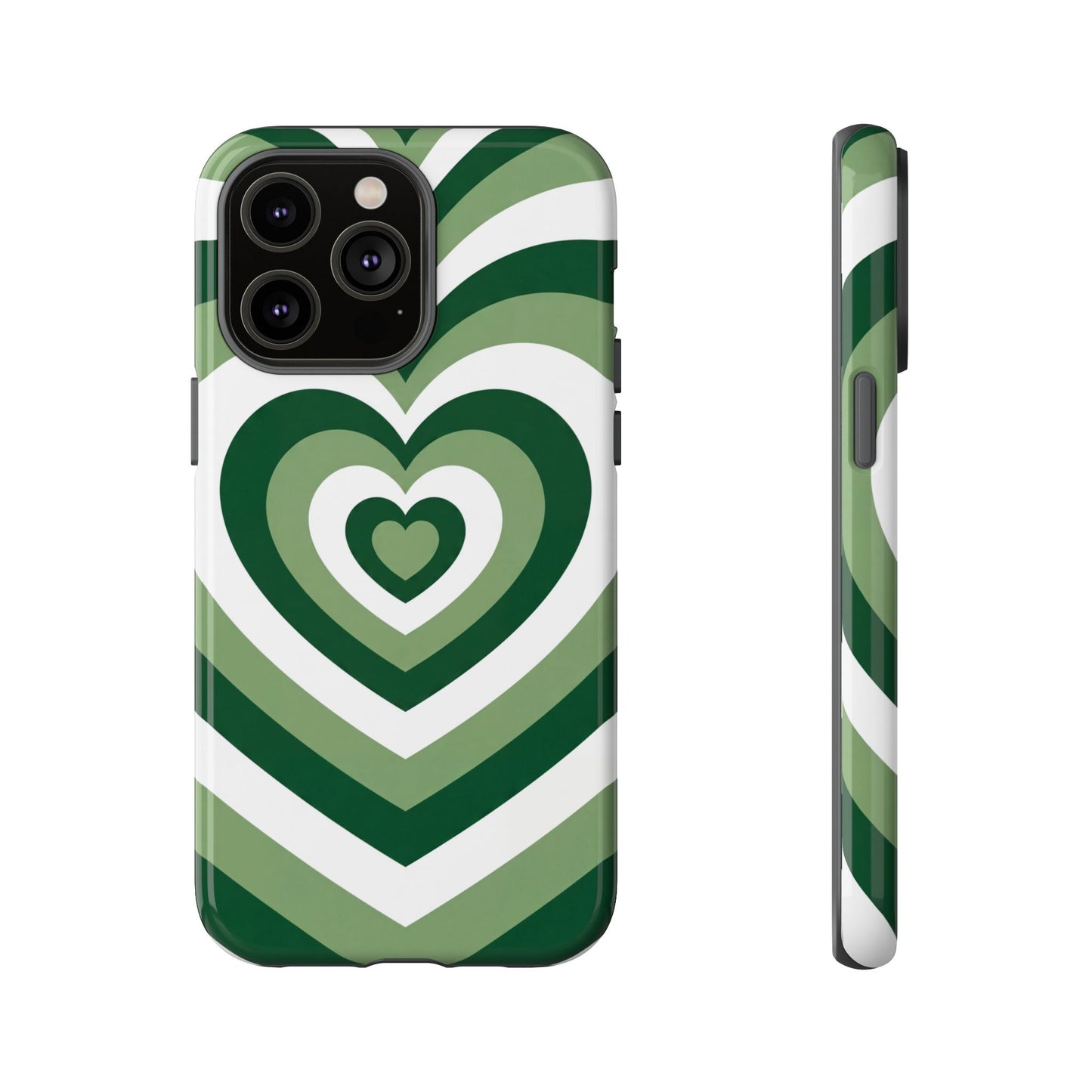 Green Heartwave - iPhone Tough Case