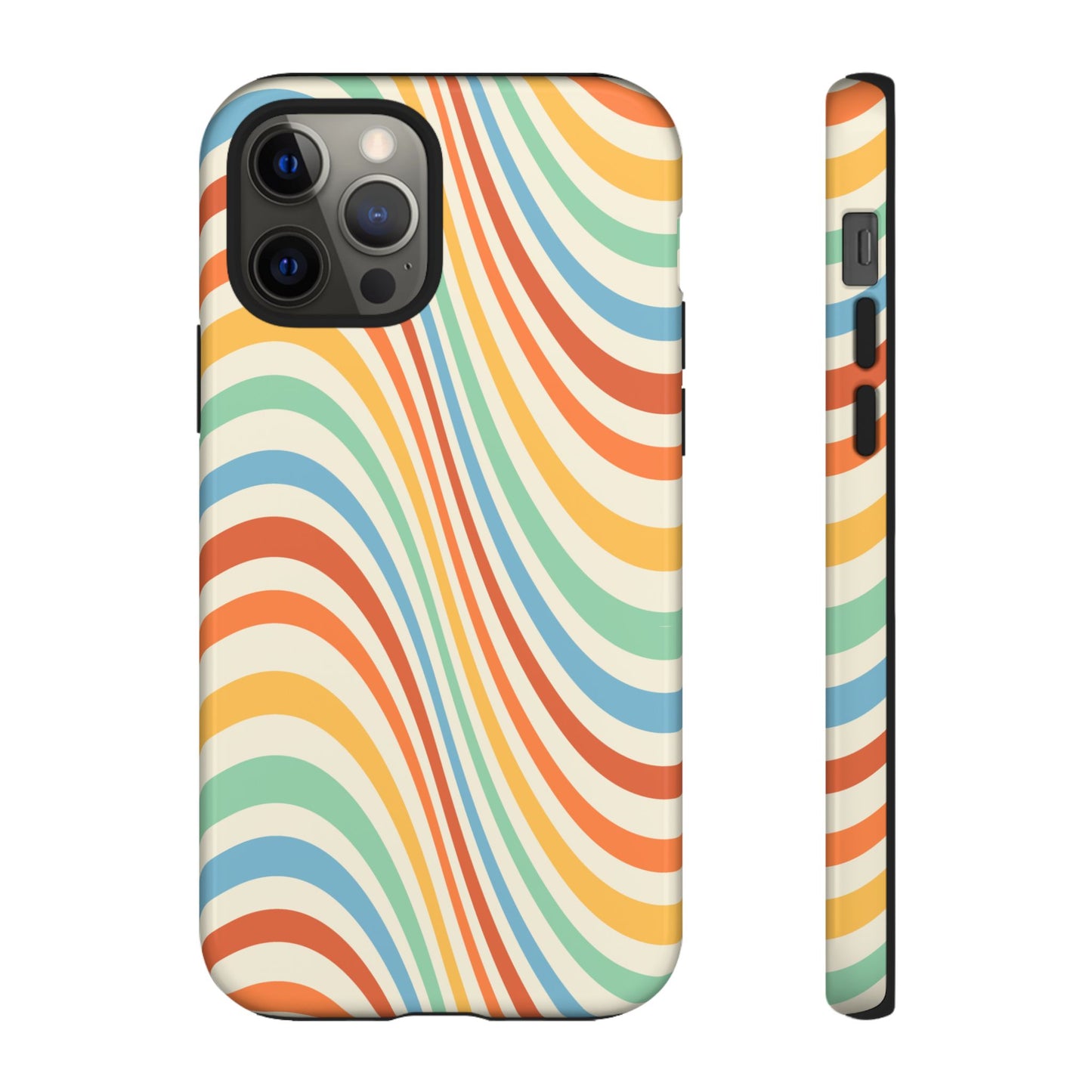 Retro Swirl - iPhone Tough Case