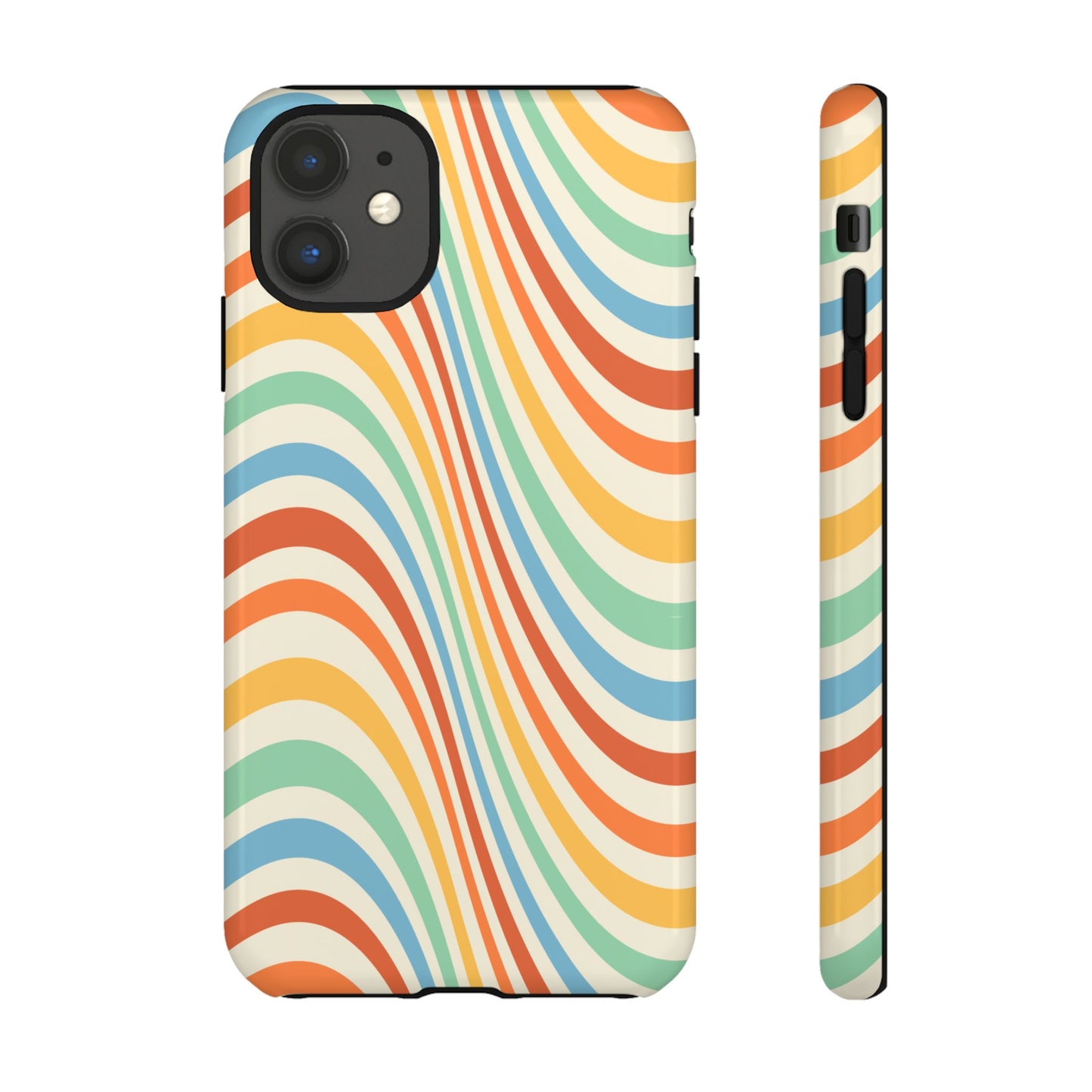 Retro Swirl - iPhone Tough Case
