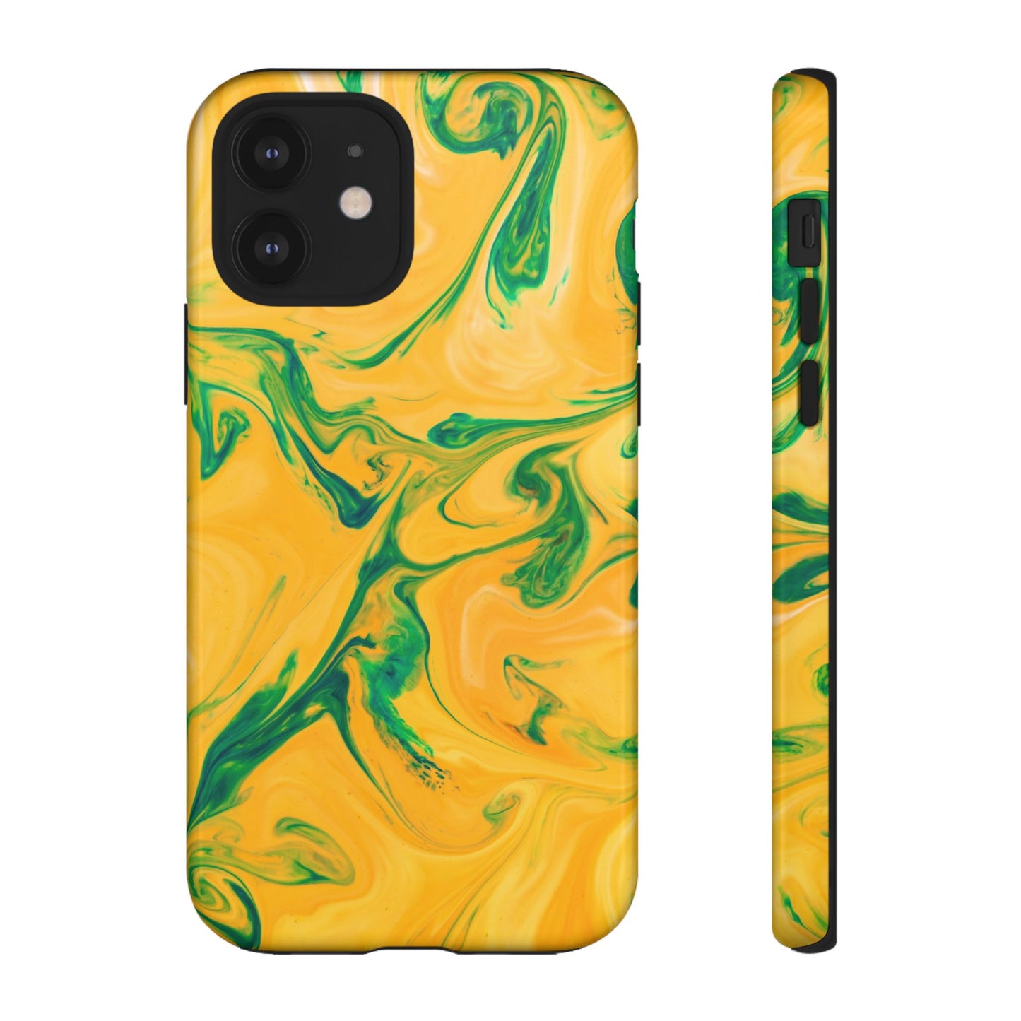 Lime Marble - iPhone Tough Case