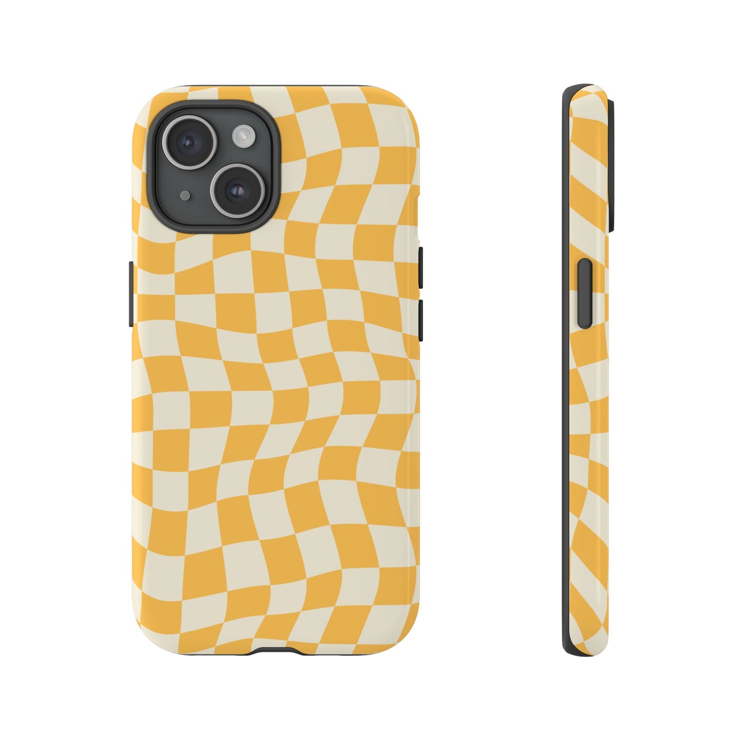 Lime Checkers - iPhone Tough Case