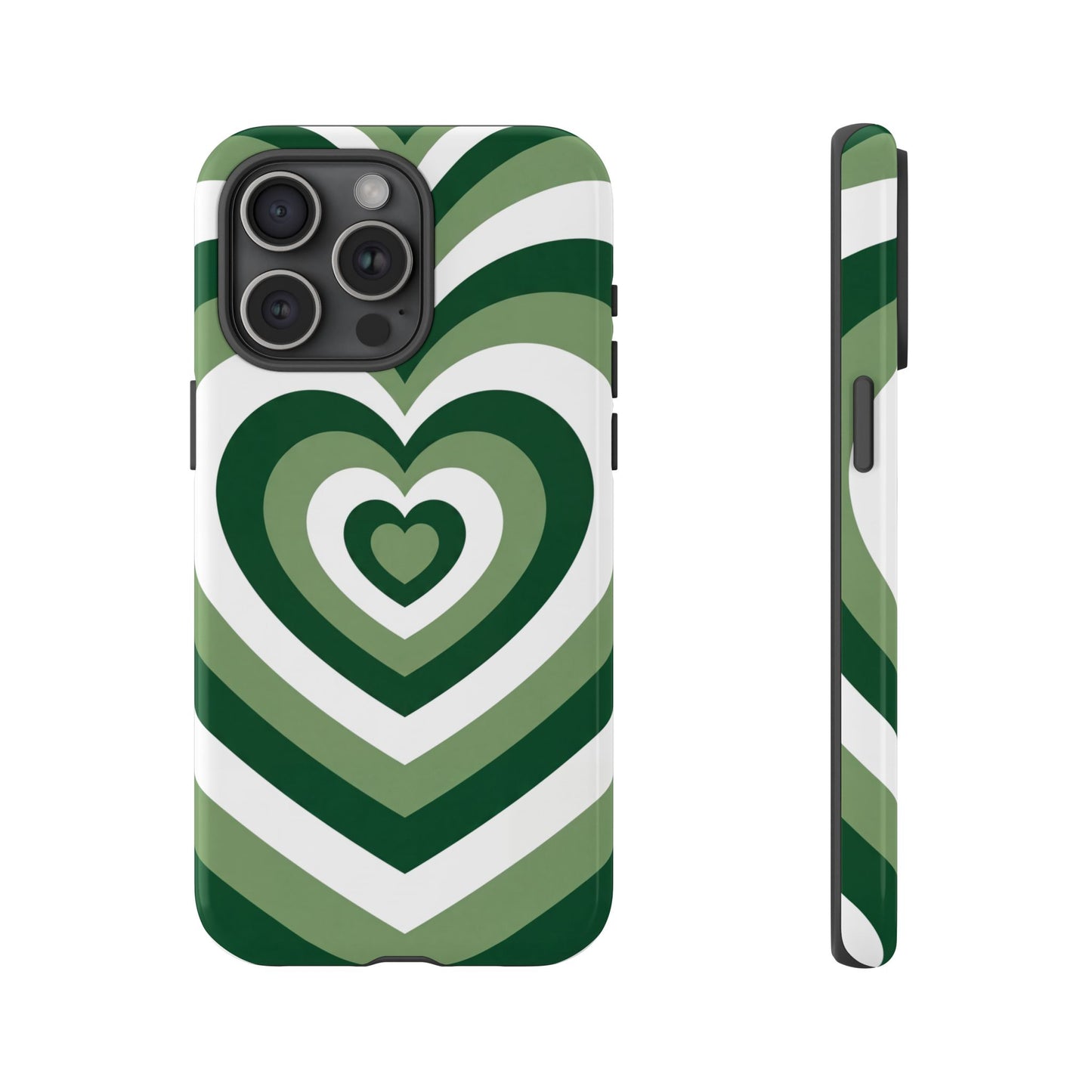 Green Heartwave - iPhone Tough Case
